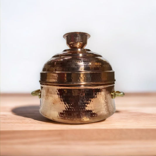 Authentic copper modak patra -  copper steamer