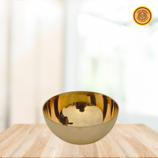 Bronze (Kansa) foot massage bowl